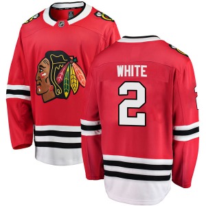 Youth Bill White Chicago Blackhawks Fanatics Branded Breakaway White Red Home Jersey