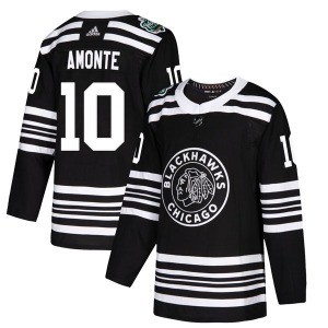 Tony Amonte Chicago Blackhawks Adidas Authentic Black 2019 Winter Classic Jersey
