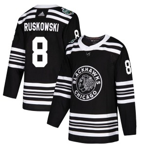 Terry Ruskowski Chicago Blackhawks Adidas Authentic Black 2019 Winter Classic Jersey