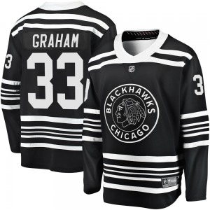 Dirk Graham Chicago Blackhawks Fanatics Branded Premier Black Breakaway Alternate 2019/20 Jersey