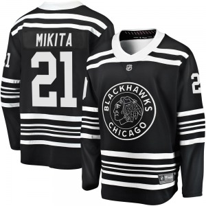 Stan Mikita Chicago Blackhawks Fanatics Branded Premier Black Breakaway Alternate 2019/20 Jersey