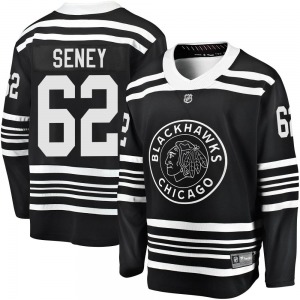 Brett Seney Chicago Blackhawks Fanatics Branded Premier Black Breakaway Alternate 2019/20 Jersey