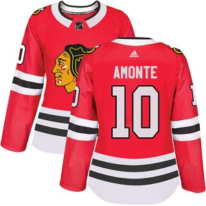 Women's Tony Amonte Chicago Blackhawks Adidas Authentic Red Home Jersey