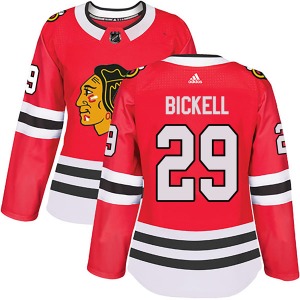 Women's Bryan Bickell Chicago Blackhawks Adidas Authentic Red Home Jersey