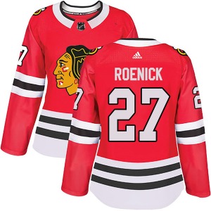 Women's Jeremy Roenick Chicago Blackhawks Adidas Authentic Red Home Jersey