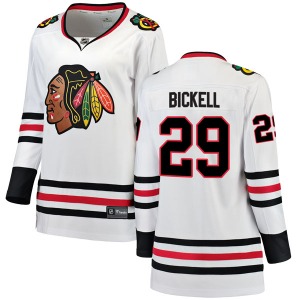 Women's Bryan Bickell Chicago Blackhawks Fanatics Branded Breakaway White Away Jersey