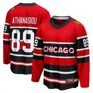 Andreas Athanasiou Chicago Blackhawks Fanatics Branded Breakaway Red Special Edition 2.0 Jersey