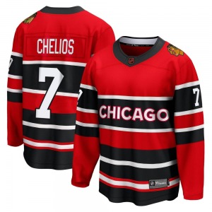 Chris Chelios Chicago Blackhawks Fanatics Branded Breakaway Red Special Edition 2.0 Jersey