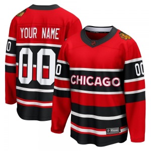 Custom Chicago Blackhawks Fanatics Branded Breakaway Red Custom Special Edition 2.0 Jersey