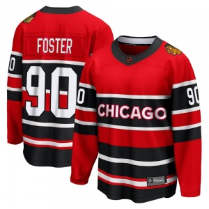 Scott Foster Chicago Blackhawks Fanatics Branded Breakaway Red Special Edition 2.0 Jersey