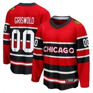 Clark Griswold Chicago Blackhawks Fanatics Branded Breakaway Red Special Edition 2.0 Jersey