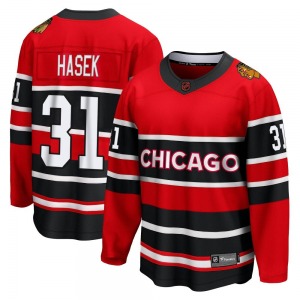 Dominik Hasek Chicago Blackhawks Fanatics Branded Breakaway Red Special Edition 2.0 Jersey