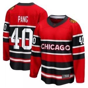 Darren Pang Chicago Blackhawks Fanatics Branded Breakaway Red Special Edition 2.0 Jersey