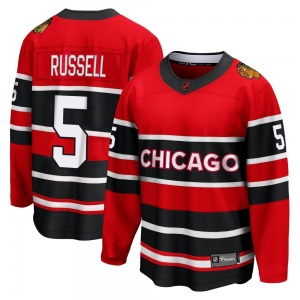 Phil Russell Chicago Blackhawks Fanatics Branded Breakaway Red Special Edition 2.0 Jersey