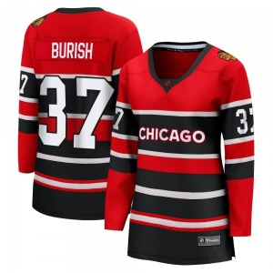 Women's Adam Burish Chicago Blackhawks Fanatics Branded Breakaway Red Special Edition 2.0 Jersey