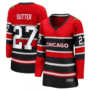 Women's Darryl Sutter Chicago Blackhawks Fanatics Branded Breakaway Red Special Edition 2.0 Jersey