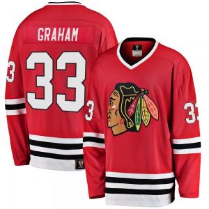 Dirk Graham Chicago Blackhawks Fanatics Branded Premier Red Breakaway Heritage Jersey