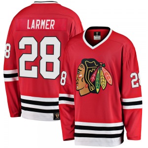 Steve Larmer Chicago Blackhawks Fanatics Branded Premier Red Breakaway Heritage Jersey
