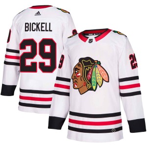 Bryan Bickell Chicago Blackhawks Adidas Authentic White Away Jersey