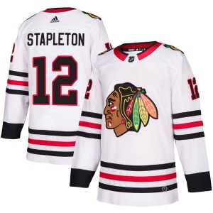 Pat Stapleton Chicago Blackhawks Adidas Authentic White Away Jersey