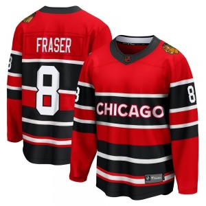 Youth Curt Fraser Chicago Blackhawks Fanatics Branded Breakaway Red Special Edition 2.0 Jersey