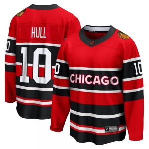 Youth Dennis Hull Chicago Blackhawks Fanatics Branded Breakaway Red Special Edition 2.0 Jersey