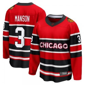 Youth Dave Manson Chicago Blackhawks Fanatics Branded Breakaway Red Special Edition 2.0 Jersey