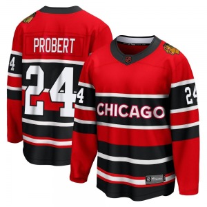 Youth Bob Probert Chicago Blackhawks Fanatics Branded Breakaway Red Special Edition 2.0 Jersey
