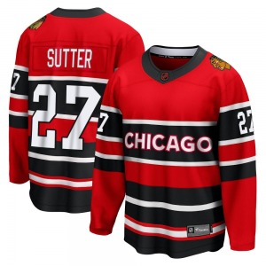 Youth Darryl Sutter Chicago Blackhawks Fanatics Branded Breakaway Red Special Edition 2.0 Jersey
