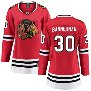 Women's Murray Bannerman Chicago Blackhawks Fanatics Branded Breakaway Red Home Jersey