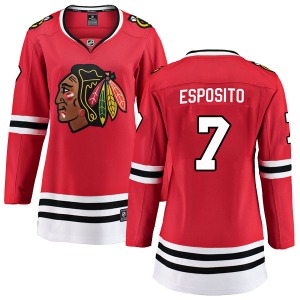 Women's Phil Esposito Chicago Blackhawks Fanatics Branded Breakaway Red Home Jersey
