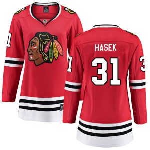 Women's Dominik Hasek Chicago Blackhawks Fanatics Branded Breakaway Red Home Jersey