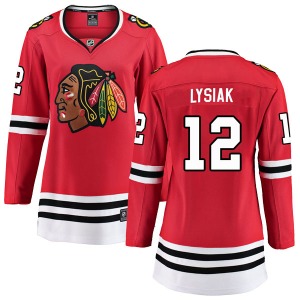 Women's Tom Lysiak Chicago Blackhawks Fanatics Branded Breakaway Red Home Jersey