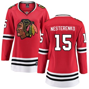 Women's Eric Nesterenko Chicago Blackhawks Fanatics Branded Breakaway Red Home Jersey