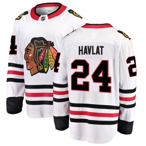 Youth Martin Havlat Chicago Blackhawks Fanatics Branded Breakaway White Away Jersey