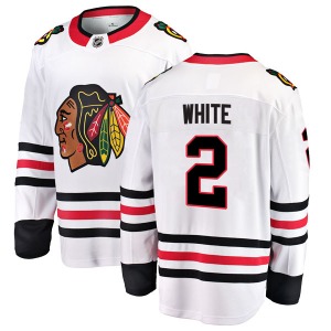Youth Bill White Chicago Blackhawks Fanatics Branded Breakaway White Away Jersey