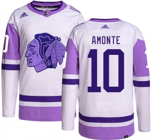 Youth Tony Amonte Chicago Blackhawks Adidas Authentic Hockey Fights Cancer Jersey