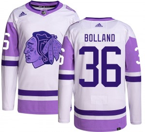 Youth Dave Bolland Chicago Blackhawks Adidas Authentic Hockey Fights Cancer Jersey
