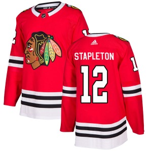 Youth Pat Stapleton Chicago Blackhawks Adidas Authentic Red Home Jersey