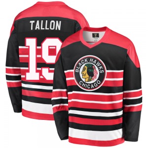 Youth Dale Tallon Chicago Blackhawks Fanatics Branded Premier Red/Black Breakaway Heritage Jersey