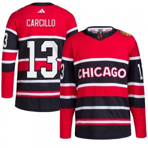 Daniel Carcillo Chicago Blackhawks Adidas Authentic Red Reverse Retro 2.0 Jersey
