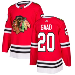 Brandon Saad Chicago Blackhawks Adidas Authentic Red Jersey