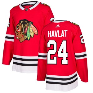 Martin Havlat Chicago Blackhawks Adidas Authentic Red Jersey
