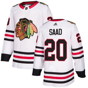 Brandon Saad Chicago Blackhawks Adidas Authentic White Jersey
