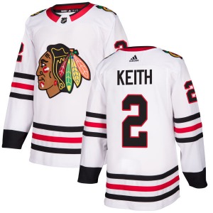 Duncan Keith Chicago Blackhawks Adidas Authentic White Jersey