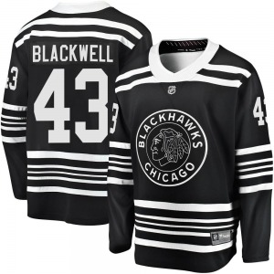 Colin Blackwell Chicago Blackhawks Fanatics Branded Premier Black Breakaway Alternate 2019/20 Jersey