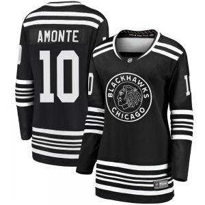 Women's Tony Amonte Chicago Blackhawks Fanatics Branded Premier Black Breakaway Alternate 2019/20 Jersey