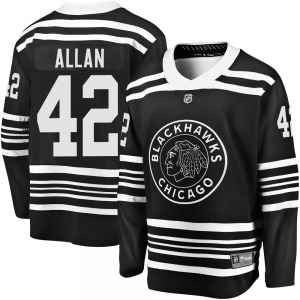 Youth Nolan Allan Chicago Blackhawks Fanatics Branded Premier Black Breakaway Alternate 2019/20 Jersey