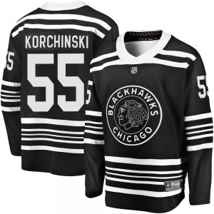 Youth Kevin Korchinski Chicago Blackhawks Fanatics Branded Premier Black Breakaway Alternate 2019/20 Jersey