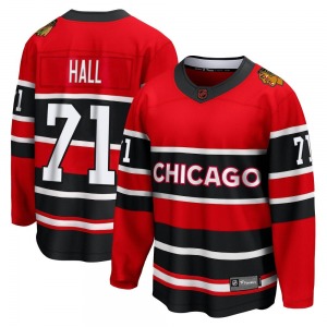 Youth Taylor Hall Chicago Blackhawks Fanatics Branded Breakaway Red Special Edition 2.0 Jersey